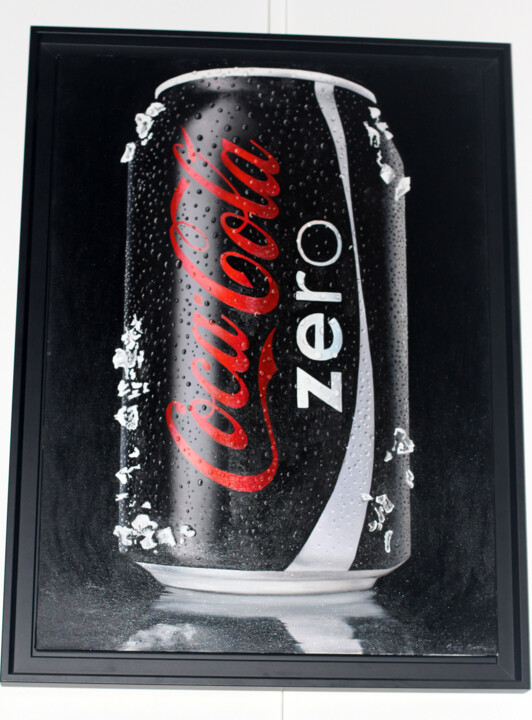 Coca Cola Zero 绘画, 27.6x19.7 in