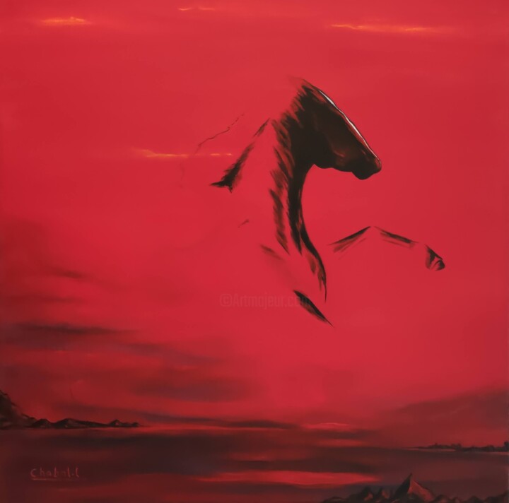 Comme des dieux 2 绘画, 23.6x23.6 in