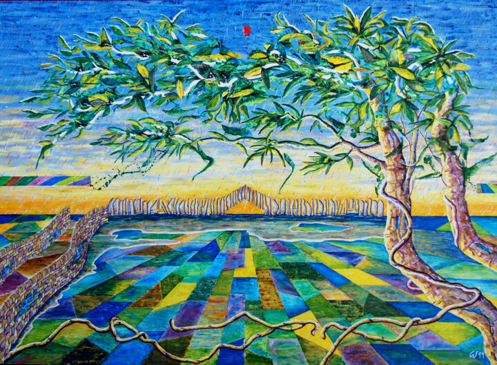 绘画,  41.3x57.1 in 