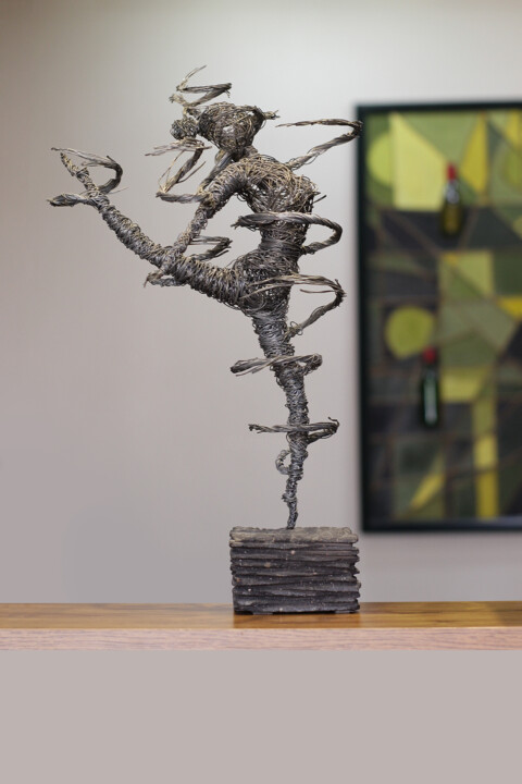 雕塑,  14.6x6.7 in 