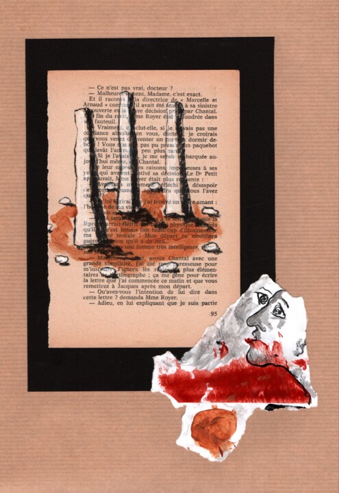 Peinture intitulée "Nous restons debout…" par T.Montana, Œuvre d'art originale, Acrylique