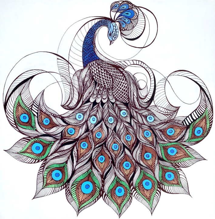 LUXURY 绘画, 19.7x19.7 in