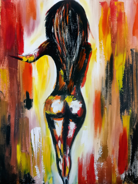 Sexy bedroom decor Painting 绘画, 19.7x15.8 in