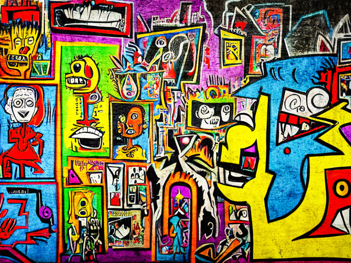 Graffiti No.4 - in the museum 数字艺术