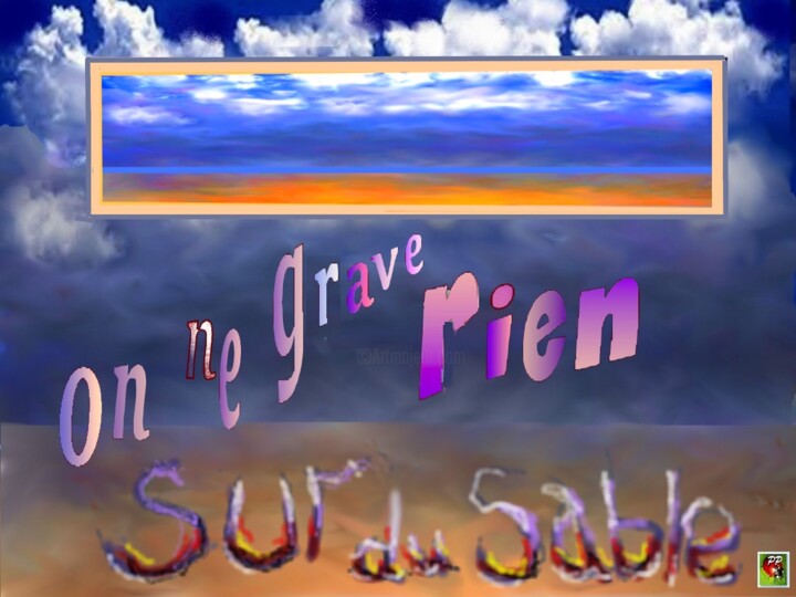 ne rien écrire sur du sable