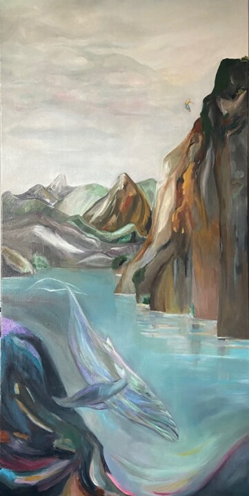 绘画,  39.4x19.7 in 