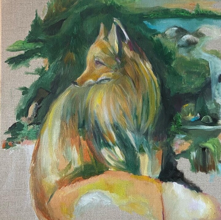 绘画,  11.8x11.8 in 