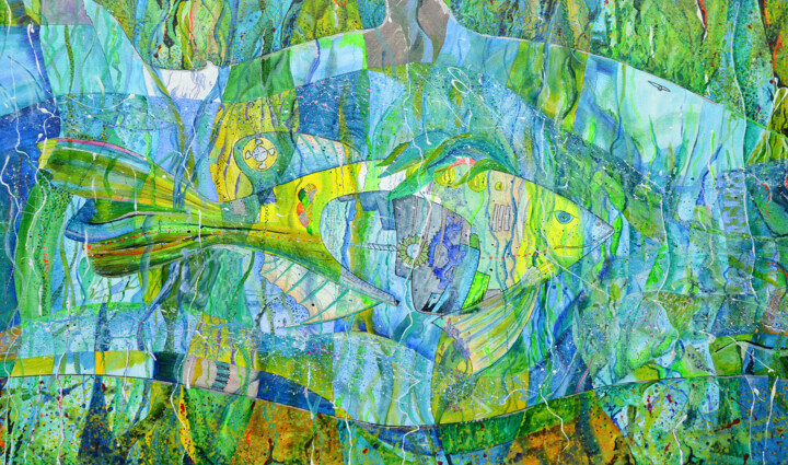 绘画,  23.6x39.4 in 