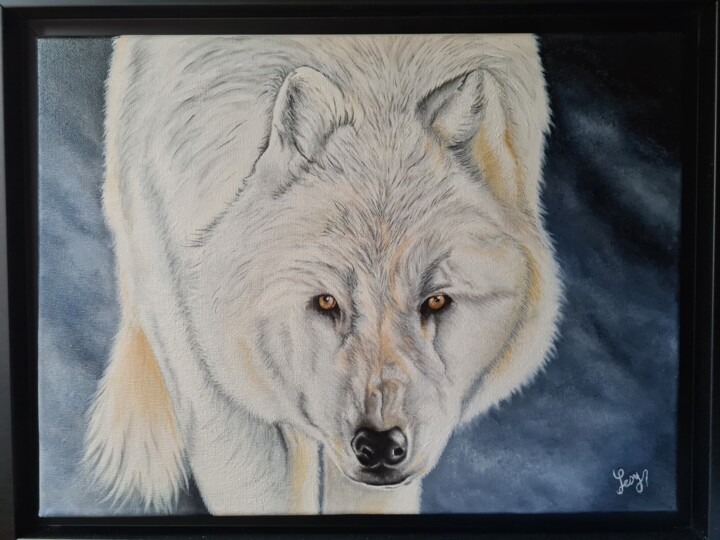 Le loup 绘画, 11.8x15.8 in
