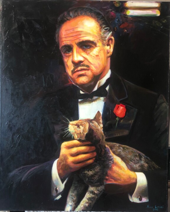 The Godfather nr.2 绘画, 39.4x31.5 in