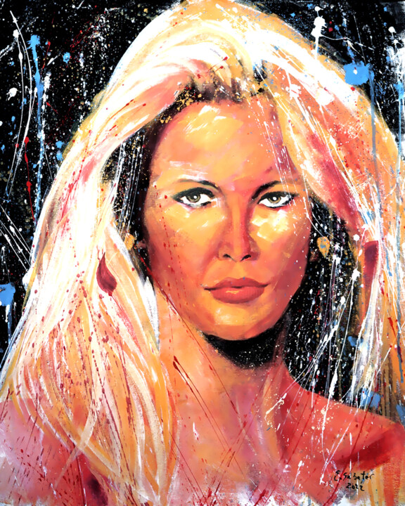 CLAUDIA 绘画, 27.6x22.1 in