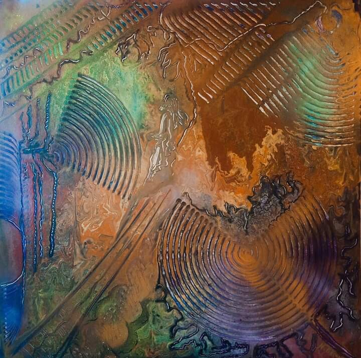 Vision Schilderij, 39,4x39,4 in