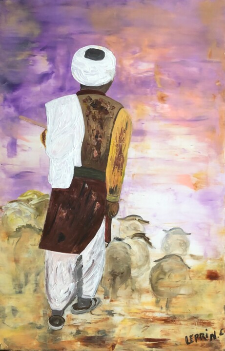 Brume matinale 绘画, 36.2x23.6 in