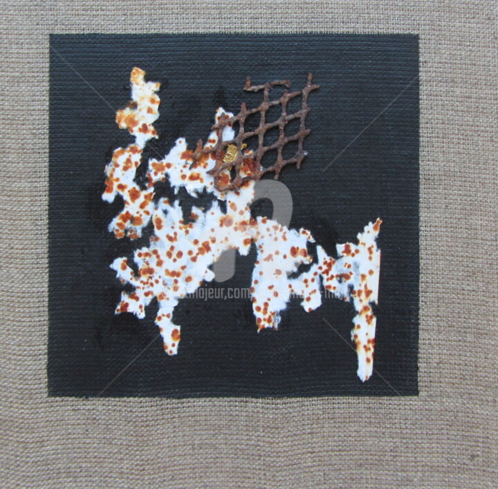 Peinture intitulée "MT n°68" par Anne-Marie Mary, Œuvre d'art originale, Collages Monté sur Châssis en bois