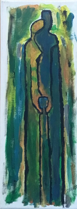 Unit #99 “La Familia” 绘画, 36x72 in
