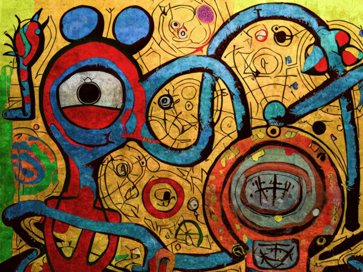 Graffiti No. 12 - Parking Meter 数字艺术