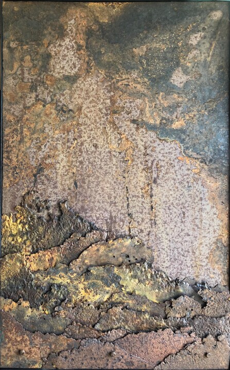 Γλυπτική με τίτλο "Orogenese XX (SG235)" από Sylvie Guyomard, Αυθεντικά έργα τέχνης, Μέταλλα Τοποθετήθηκε στο Άλλος άκαμπτος…