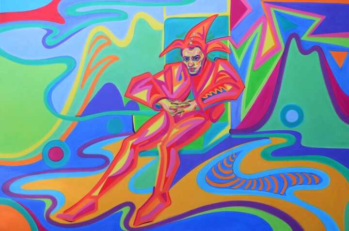 Joker 绘画, 31.5x47.2 in