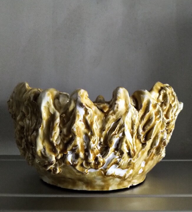 Vaso ceramica - Work n.10. 雕塑, 7.1x11 in