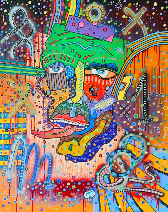JEAN BAVE II 绘画, 39.4x31.5 in