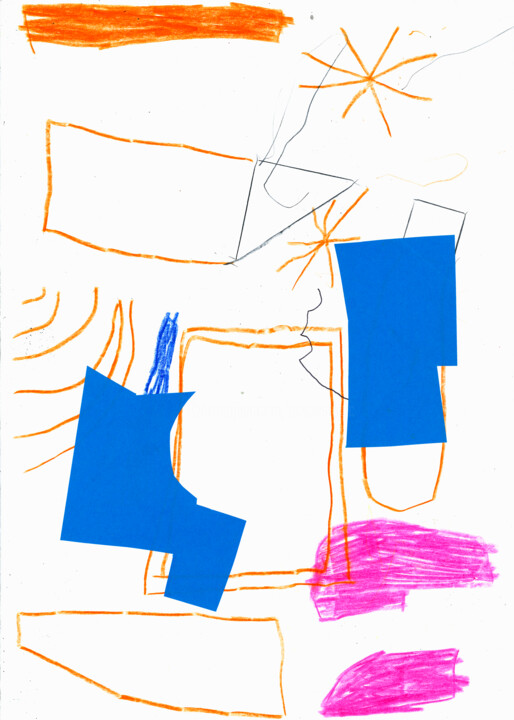 Collages titled "It's a party!" by Dusan Stosic, Original Artwork, Collages