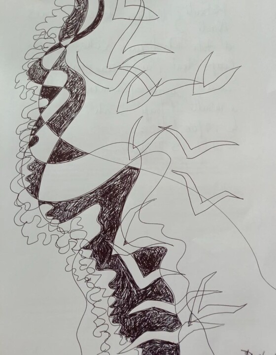Oiseaux, juin 2022 图画, 11.7x8.3 in
