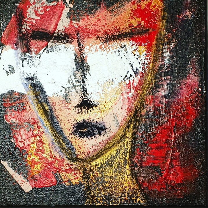Peinture intitulée "Aveuglement" par Julie Verhague, Œuvre d'art originale, Acrylique Monté sur Châssis en bois