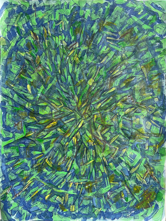 Zielone 3 印花与版画, 16.9x12.2 in