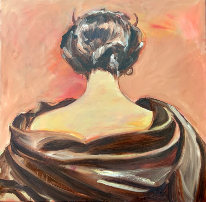 Witch Power - faceless portrait 绘画, 31.5x31.5 in