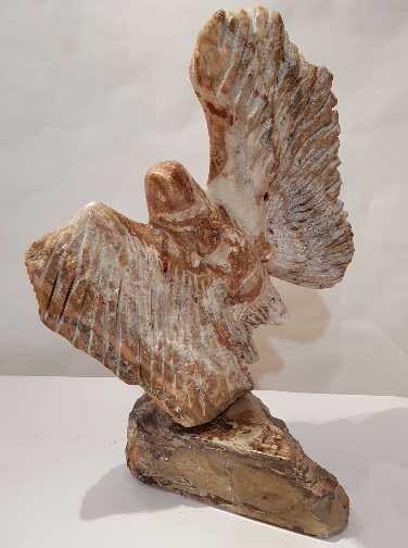 Milan royal (Oiseau) 雕塑, 19.7x23.6 in