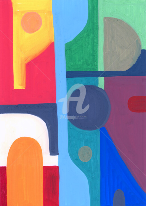Abstract 图画, 11.7x8.3 in
