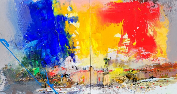 绘画,  39.4x78.7 in 