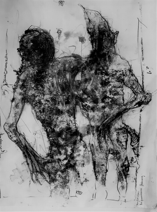Der gemeinsame Heimweg 图画, 13.8x11 in