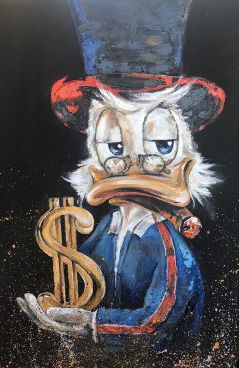 Scrooge McDuck 绘画, 23.6x15.8 in