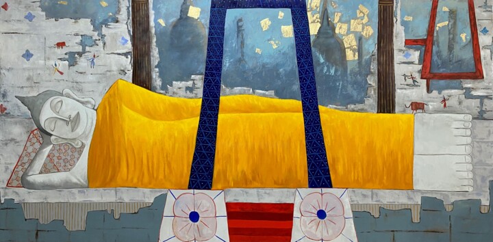 绘画,  59.1x118.1 in 