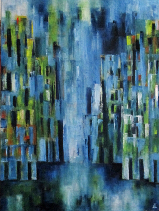 Corso del Poplo in Chioggia 绘画, 39.4x27.6 in