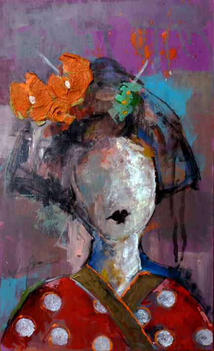 ESTUDIO GEISHA 0003 绘画, 19.7x12.2 in
