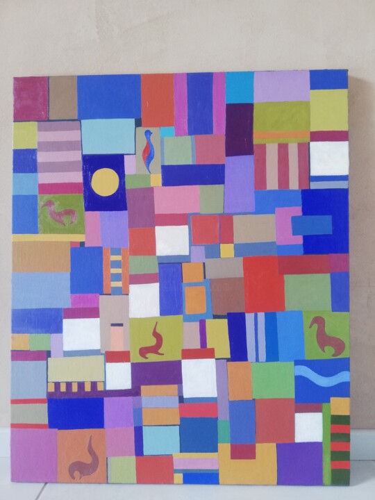 paysage compostion 2 绘画, 28.7x23.6 in