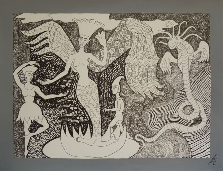 图画,  19.7x25.6 in 