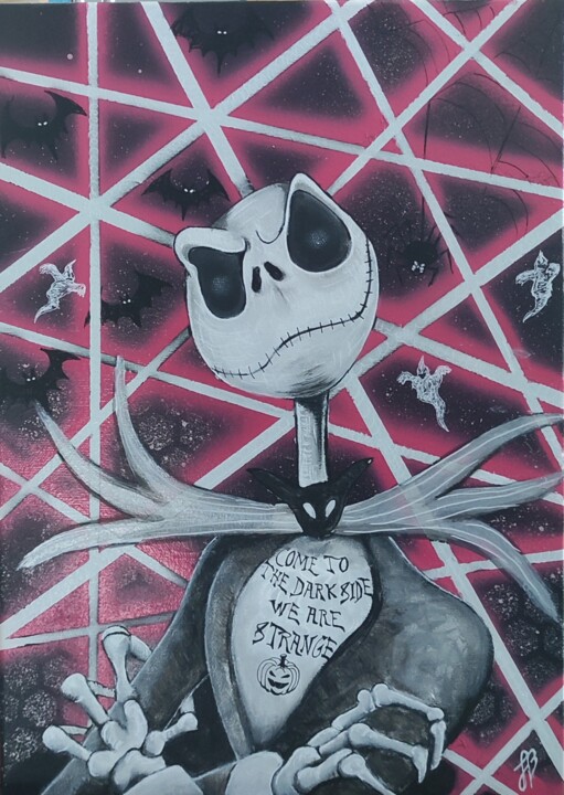 Pumpkin King 绘画, 18.1x13 in