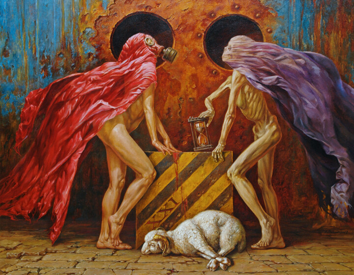 绘画,  35.4x43.3 in 
