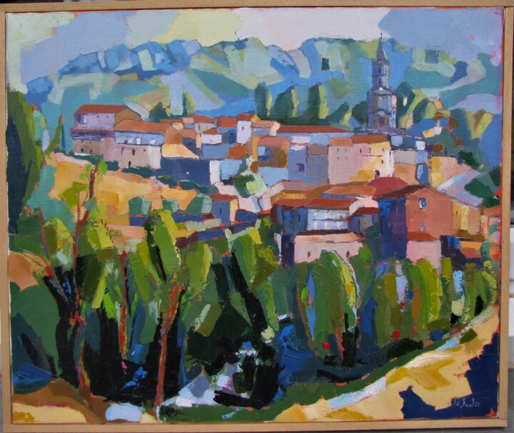 Œuvre présentée encadrée