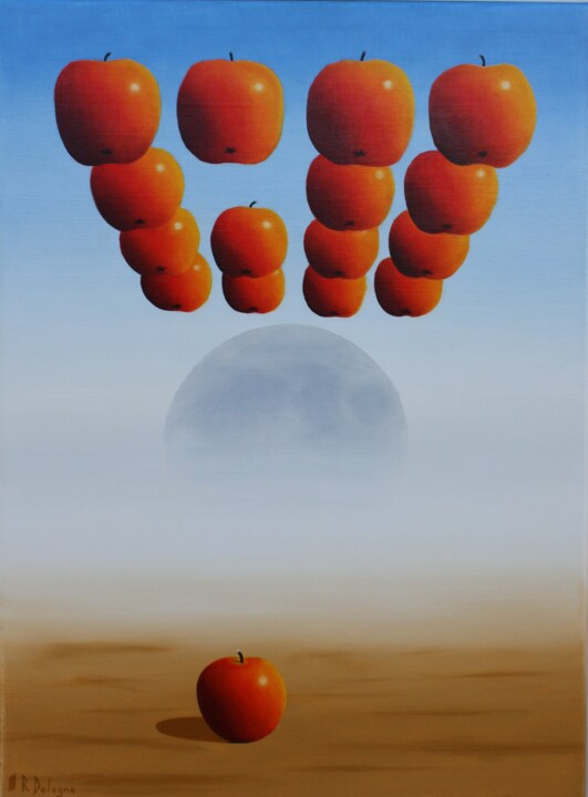 NEWTON 3 绘画, 28.7x21.3 in
