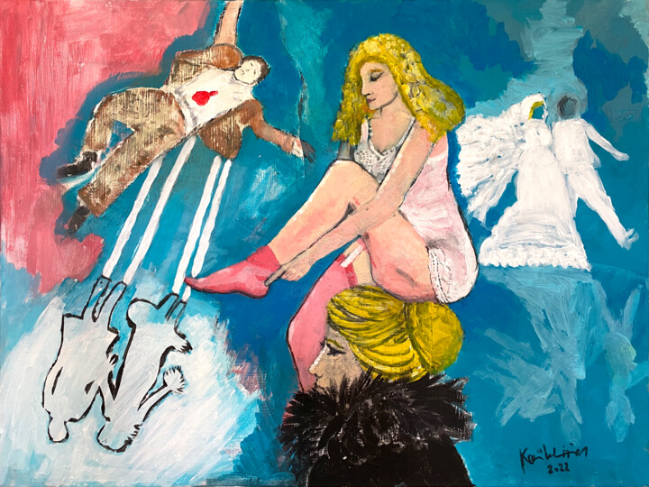 Marion Roussel 绘画, 23.6x31.5 in