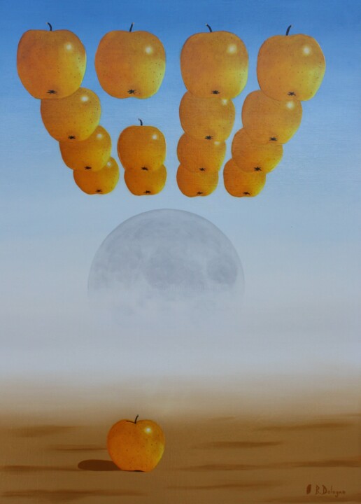 NEWTON 4 绘画, 28.7x21.3 in