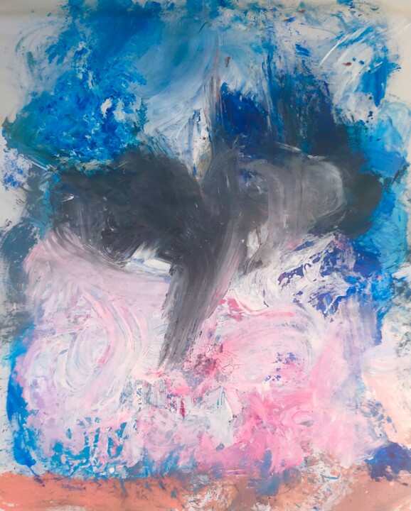 Gaja Ganesh 绘画, 64x54 in