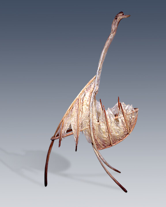 Vessel #25—Intruder 雕塑, 48x40 in