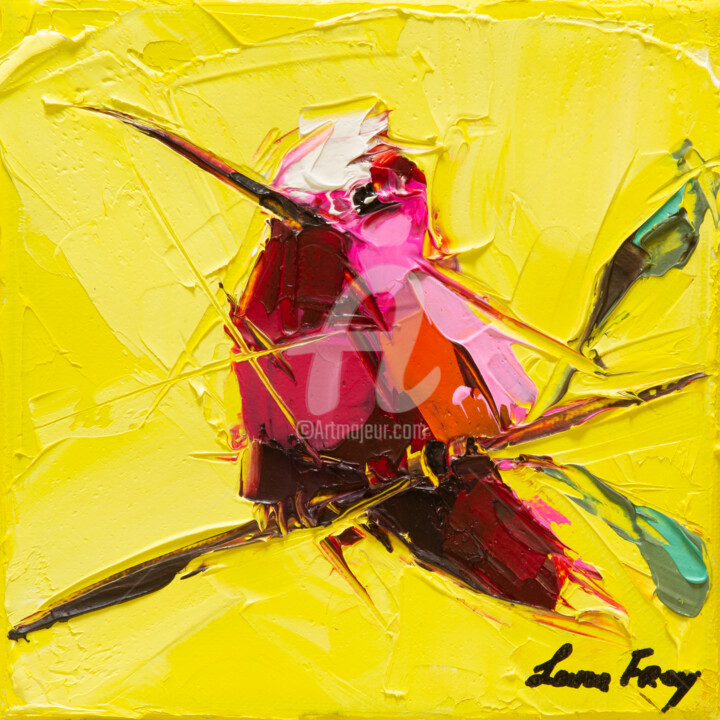 Sunny breeze 绘画, 5.9x5.9 in