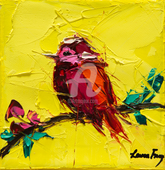 Summer rhyme 绘画, 5.9x5.9 in