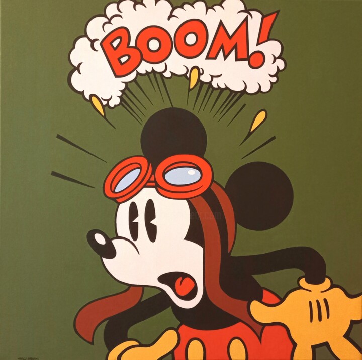 Pittura intitolato "BOOM! (omaggio a W.…" da Marco Arduini, Opera d'arte originale, Acrilico